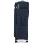 Samsonite City Rhythm Softside Suitcase Set of 3 Navy 36824, 36825, 36826 with FREE Worldwide USB Charging Adaptor 86350 - 3