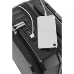 American Tourister Frontec Small/Cabin 14.1” Laptop 54cm Hardside Suitcase Jet Black 43505 - 7