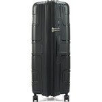 American Tourister Light Max Hardside Suitcase Set of 3 Black 48198, 48199, 48200 with FREE Memory Foam Pillow 21244 - 3