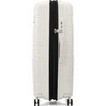 American Tourister Light Max Hardside Suitcase Set of 3 Off White 48198, 48199, 48200 with FREE Memory Foam Pillow 21244 - 3