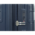 American Tourister Light Max Hardside Suitcase Set of 3 Navy 48198, 48199, 48200 with FREE Memory Foam Pillow 21244 - 6