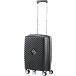 American Tourister Squasem Small/Cabin 55cm Hardside Suitcase Black 45745
