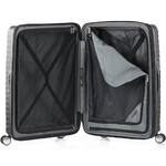 American Tourister Squasem Medium 66cm Hardside Suitcase Black 45746 - 5