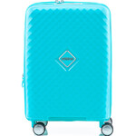 American Tourister Squasem Small/Cabin 55cm Hardside Suitcase Aqua Blue 45745 - 1