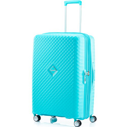 American Tourister Squasem Large 75cm Hardside Suitcase Aqua Blue 45747