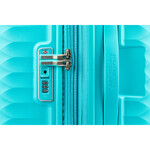 American Tourister Squasem Hardside Suitcase Set of 3 Aqua Blue 45745, 45746, 45747 with FREE Memory Foam Pillow 21244 - 6