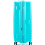 American Tourister Squasem Hardside Suitcase Set of 3 Aqua Blue 45745, 45746, 45747 with FREE Memory Foam Pillow 21244 - 4