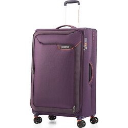American Tourister Applite 4 Eco Large 82cm Softside Suitcase Purple 45824