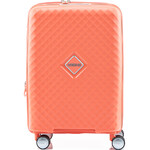 American Tourister Squasem Small/Cabin 55cm Hardside Suitcase Bright Coral 45745 - 1