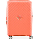 American Tourister Squasem Medium 66cm Hardside Suitcase Bright Coral 45746 - 1