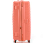 American Tourister Squasem Hardside Suitcase Set of 3 Bright Coral 45745, 45746, 45747 with FREE Memory Foam Pillow 21244 - 4