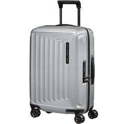 Samsonite Nuon Small/Cabin 55cm Hardside Suitcase Matt Silver 34399