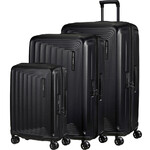 Samsonite Nuon Hardside Suitcase Set of 3 Matt Graphite 34399, 34402, 34403 with FREE Memory Foam Pillow 21244