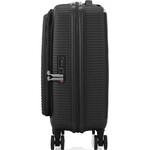 American Tourister Curio Book Opening Small/Cabin 55cm Hardside Suitcase Black 48232 - 3