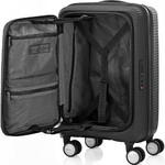 American Tourister Curio Book Opening Small/Cabin 55cm Hardside Suitcase Black 48232 - 5