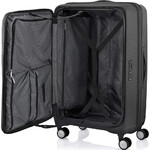 American Tourister Curio Book Opening Large 75cm Hardside Suitcase Black 48234 - 5