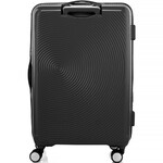 American Tourister Curio Book Opening Hardside Suitcase Set of 3 Black 48232, 48233, 48234 with FREE Memory Foam Pillow 21244 - 2