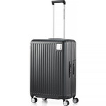 American Tourister Lockation Medium 65cm Hardside Suitcase Black 45739