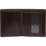Cellini Men's Viper RFID Blocking Flap Leather Wallet Brown MH211 - 2