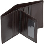 Cellini Men's Viper RFID Blocking Flap Leather Wallet Brown MH211 - 4