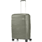 American Tourister Light Max Medium 69cm Hardside Suitcase Khaki 48199