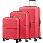 American Tourister Airconic Hardside Suitcase Set of 3 Paradise Pink 28186, 28187, 28188 with FREE Memory Foam Pillow 21244