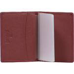Cellini Ladies' Tuscany Leather RFID Blocking Card Holder Wallet Red WOM23 - 2