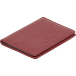 Cellini Ladies' Tuscany Leather RFID Blocking Card Holder Wallet Red WOM23 - 4