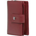 Cellini Ladies' Tuscany Medium Book Leather RFID Blocking Wallet Red W0110 - 2