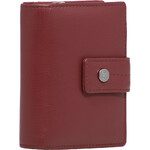 Cellini Ladies' Tuscany Medium Book Leather RFID Blocking Wallet Red W0110 - 3