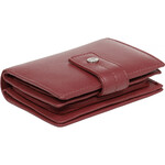 Cellini Ladies' Tuscany Medium Book Leather RFID Blocking Wallet Red W0110 - 4