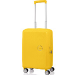 American Tourister Curio 2 Small/Cabin 55cm Hardside Suitcase Golden Yellow 45138