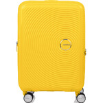 American Tourister Curio 2 Small/Cabin 55cm Hardside Suitcase Golden Yellow 45138 - 1
