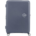 American Tourister Curio 2 Hardside Suitcase Set of 3 Stone Blue 45138, 45139, 45140 with FREE Memory Foam Pillow 21244 - 1