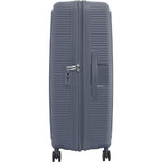 American Tourister Curio 2 Hardside Suitcase Set of 3 Stone Blue 45138, 45139, 45140 with FREE Memory Foam Pillow 21244 - 3