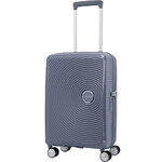 American Tourister Curio 2 Small/Cabin 55cm Hardside Suitcase Stone Blue 45138