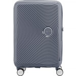 American Tourister Curio 2 Small/Cabin 55cm Hardside Suitcase Stone Blue 45138 - 1