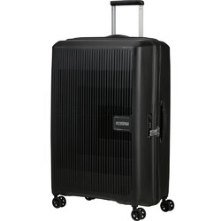 American Tourister Aerostep Large 77cm Hardside Suitcase Black 46821