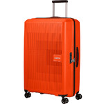 American Tourister Aerostep Large 77cm Hardside Suitcase Bright Orange 46821