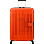 American Tourister Aerostep Hardside Suitcase Set of 3 Bright Orange 46819, 46820, 46821 with FREE Memory Foam Pillow 21244  - 1