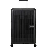 American Tourister Aerostep Hardside Suitcase Set of 3 Black 46819, 46820, 46821 with FREE Memory Foam Pillow 21244 - 1