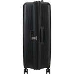 American Tourister Aerostep Hardside Suitcase Set of 3 Black 46819, 46820, 46821 with FREE Memory Foam Pillow 21244 - 3