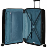 American Tourister Aerostep Hardside Suitcase Set of 3 Black 46819, 46820, 46821 with FREE Digital Luggage Scale 12775 - 5