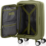 American Tourister Curio Book Opening Small/Cabin 55cm Hardside Suitcase Khaki 48232 - 5