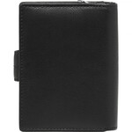 Cellini Ladies' Tuscany Medium Book Leather RFID Blocking Wallet Black W0110 - 1