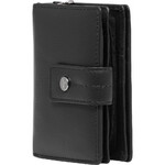 Cellini Ladies' Tuscany Medium Book Leather RFID Blocking Wallet Black W0110 - 2