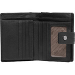 Cellini Ladies' Tuscany Medium Book Leather RFID Blocking Wallet Black W0110 - 5