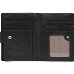 Cellini Ladies' Tuscany Medium Book Leather RFID Blocking Wallet Black W0110 - 7