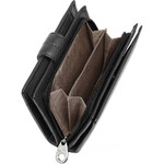Cellini Ladies' Tuscany Medium Book Leather RFID Blocking Wallet Black W0110 - 8