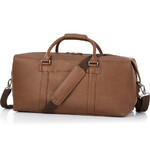 Samsonite Classic Leather Carry-On Duffel Cognac 50626